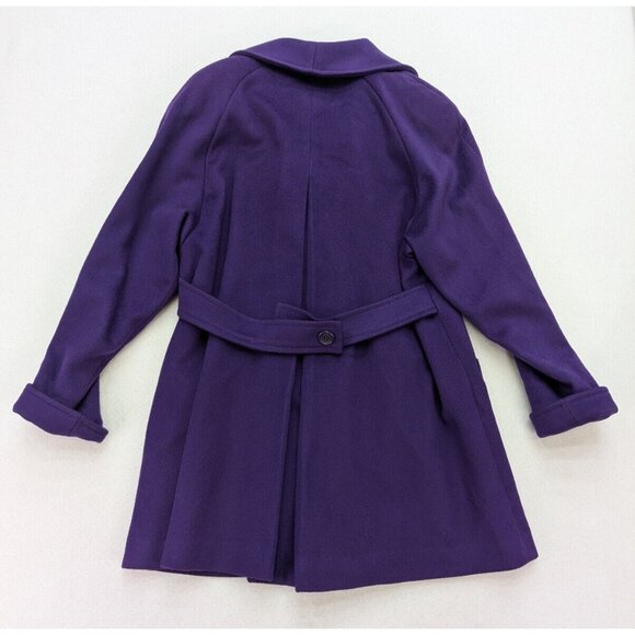 Jennifer Chase Vintage Women's Coat Size Small Purple 100% Wool - Picture 12 of 16